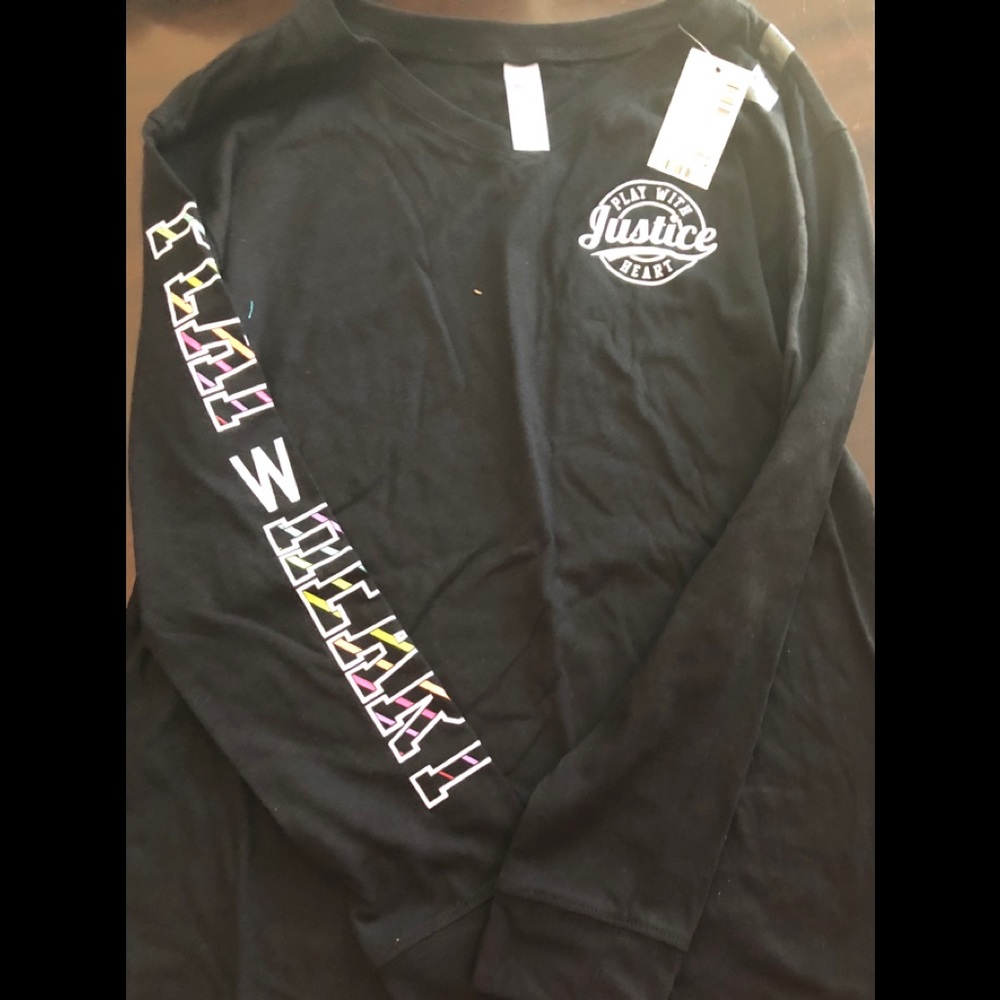 Justice long sleeve tee